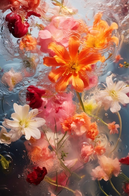 Kostenloses Foto schöne frühlingsblumen-wandpapier