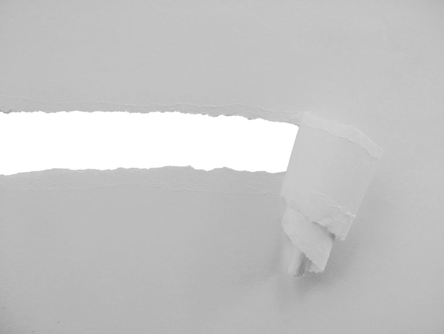 Foto textura de papel arrugado papel arrugado aislado sobre fondo blanco.