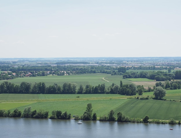 Vista del río Danubio en Donaustauf