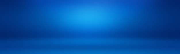 Foto abstracto gradiente de lujo fondo azul suave azul oscuro con viñeta negra bandera de estudio