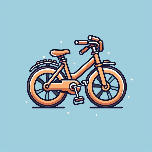 Foto cartoon-logo-fahrrad
