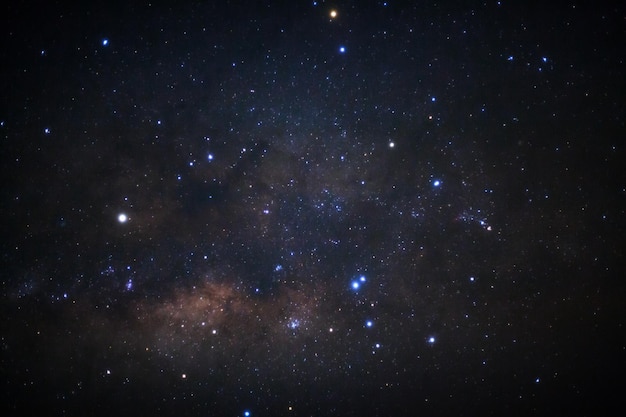 Foto el centro de la galaxia de la vía lácteafotografía de larga exposición con grano