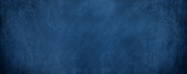Foto cimento azul escuro horizontal amplo e sobreposição no fundo do quadro-negro