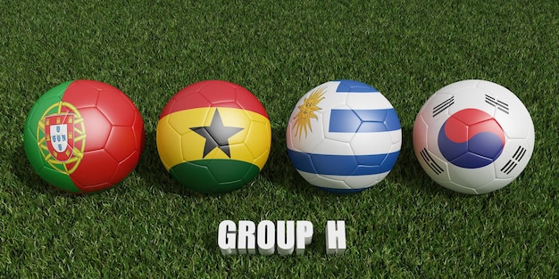 Foto copa del mundo de fútbol campeonato 2022 grupos final