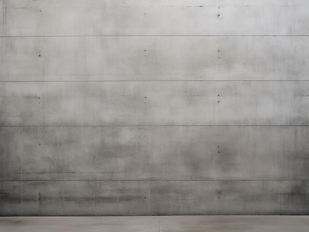 Foto el fondo gris de la pared de hormigón exhibe líneas y agujeros texturizados