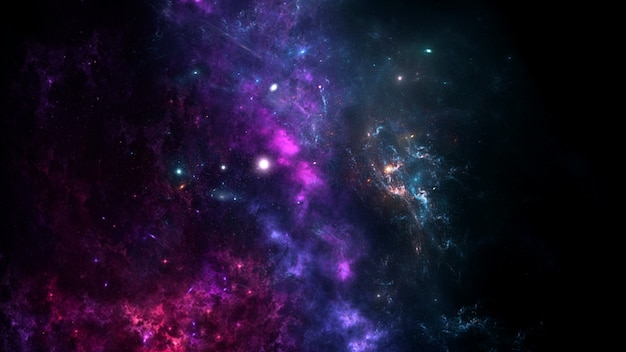 Foto galaxy, un sistema de millones o miles de millones de estrellas