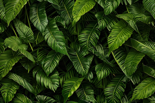Foto hojas verdes de monstera vintage en un fondo sin costuras