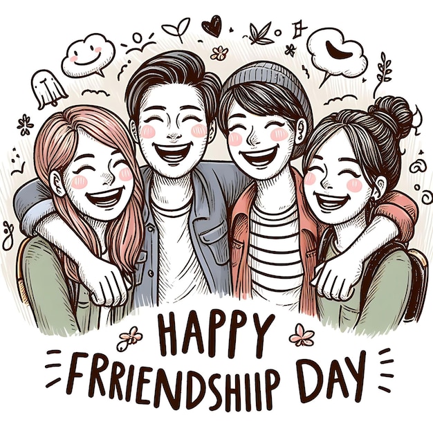Foto ilustración para la celebración del día internacional de la amistad
