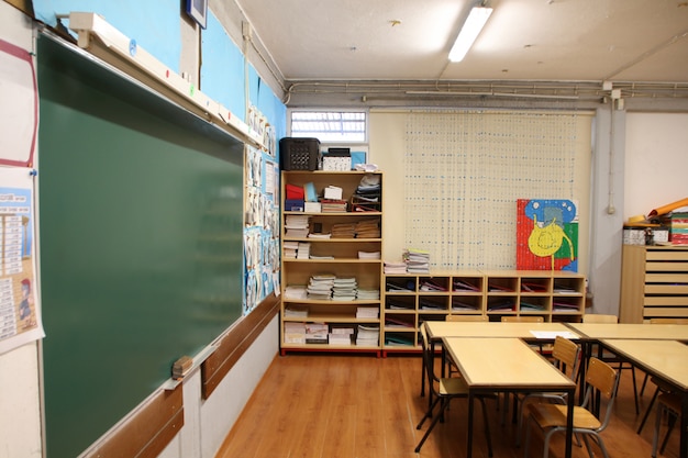 Foto interior da escola primária