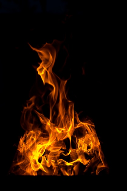 Foto llamas de fuego