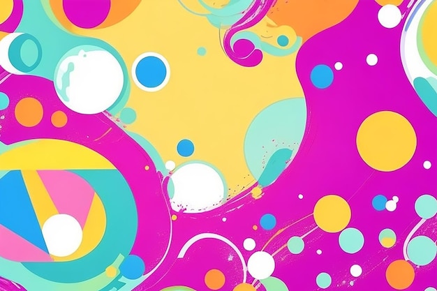 Foto patrón colorido y geométrico en colores vibrantes.
