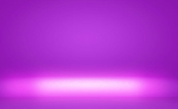 Foto gratuita concepto de fondo de estudio abstracto fondo de sala de estudio púrpura degradado de luz vacío para producto pl