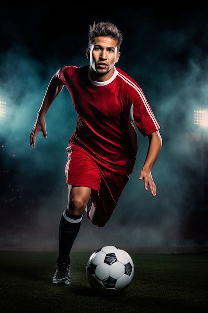 Foto gratuita concepto de juego de fútbol