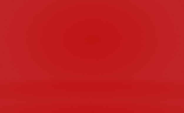 Foto gratuita diseño de diseño de san valentín de navidad de fondo rojo suave de lujo abstracto, estudio, habitación, plantilla web, informe comercial con color degradado de círculo suave.