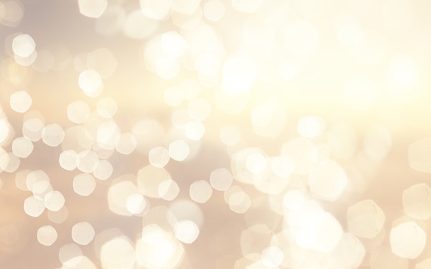 Foto gratuita fondo de navidad con diseño de luces doradas bokeh