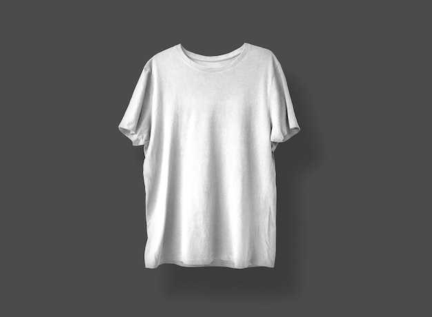 Frente de camiseta gris claro