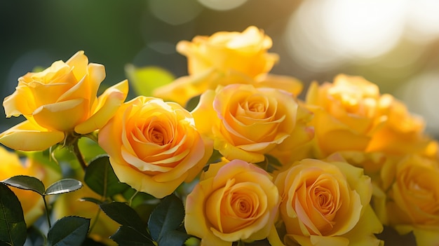 Foto gratuita hermoso arreglo de rosas