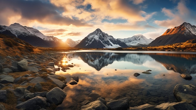Foto gratuita el hermoso paisaje de las montañas