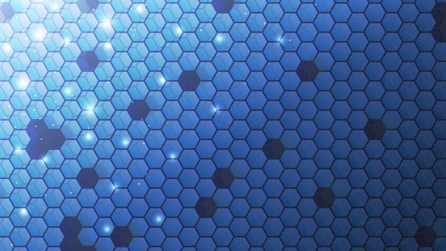 Foto gratuita texturas hexagonales azules para redes