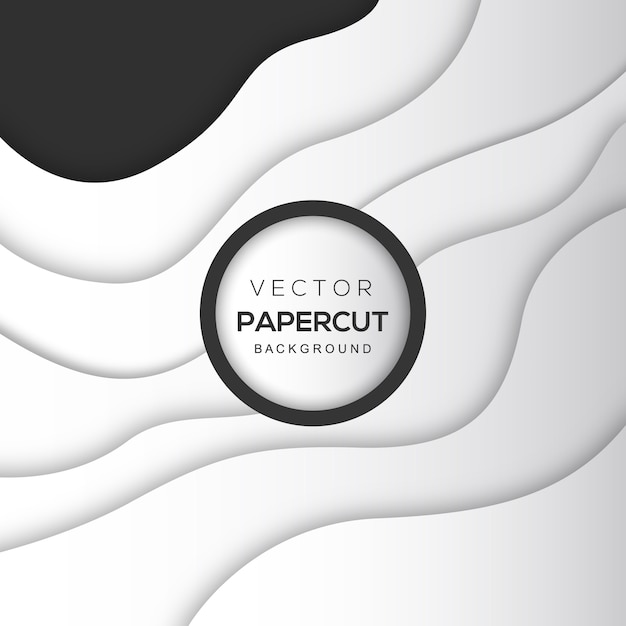 Бесплатное векторное изображение Красочный фон вектор papercut
