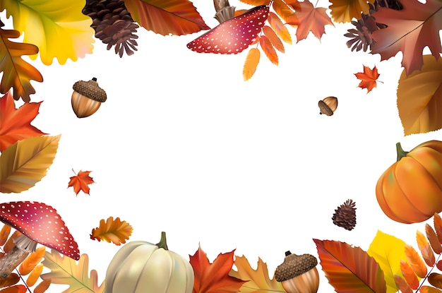 Free vector collection of autumn leaves vector