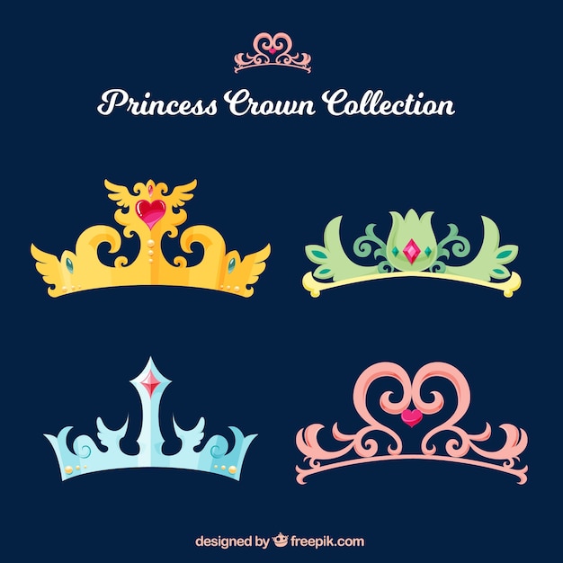 Коллекция элегантных коронок принцессы