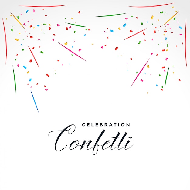 Бесплатное векторное изображение Конфетти взрыв партия праздник фон