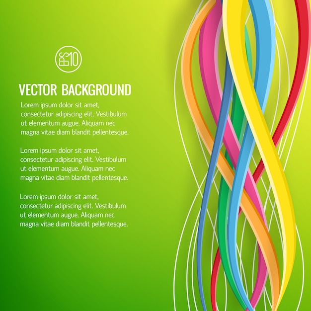 Free vector abstract colorful background