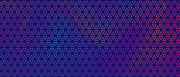 Free vector abstract colorful small triangle pattern banner design