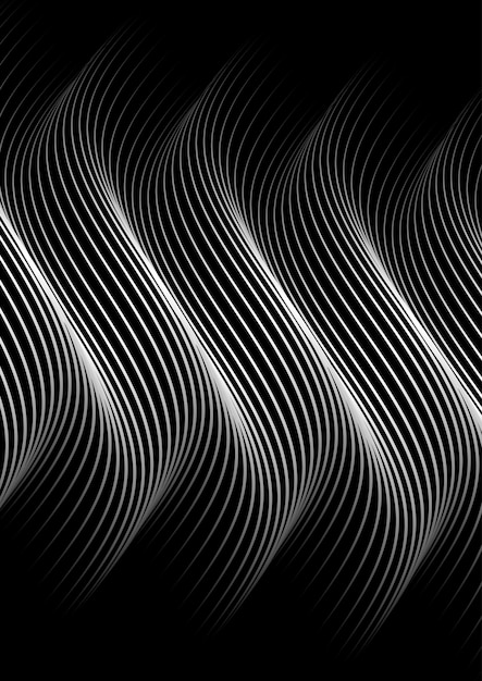 Бесплатное векторное изображение Абстрактный фон с дизайном плавных волн