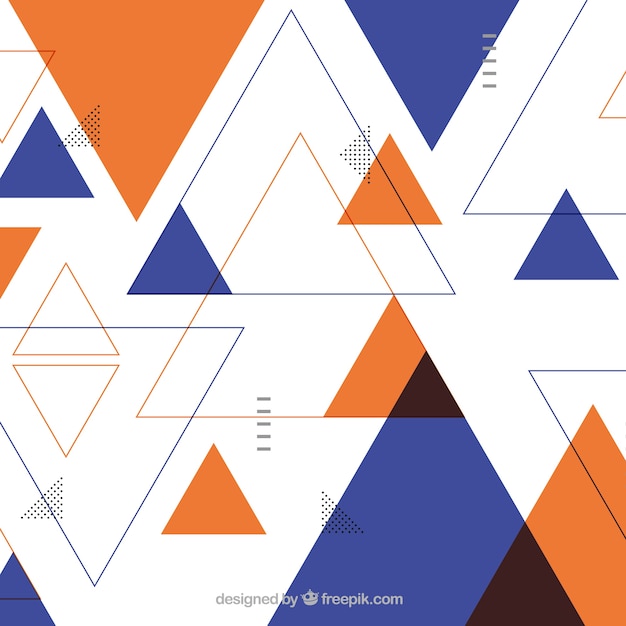 Бесплатное векторное изображение Абстрактный фон с геометрическим дизайном