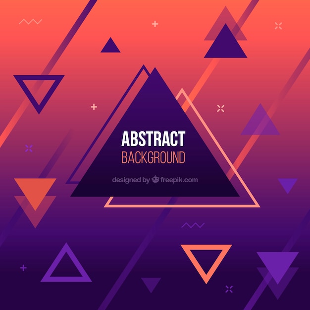 Free vector abstract background with shapes and colors