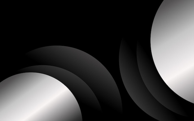 Бесплатное векторное изображение Абстрактный черно-белый градиент фона современный дизайн