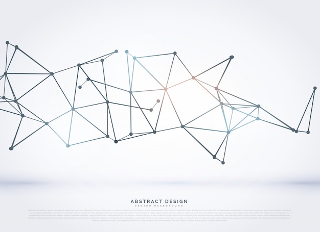 Бесплатное векторное изображение Технология каркасного многоугольной сетки абстрактный фон