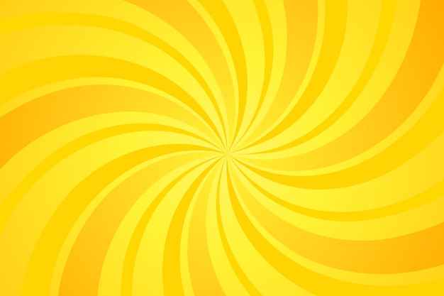 Free vector abstract swirl stripe line pattern yellow background