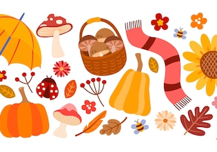 ilustraciones de otoño