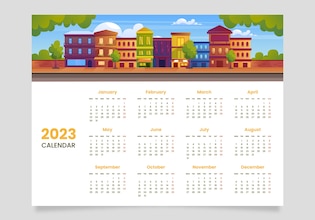 шаблон календаря