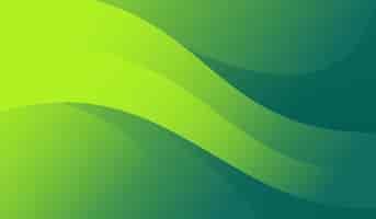 Free vector gradient green background abstracts modern
