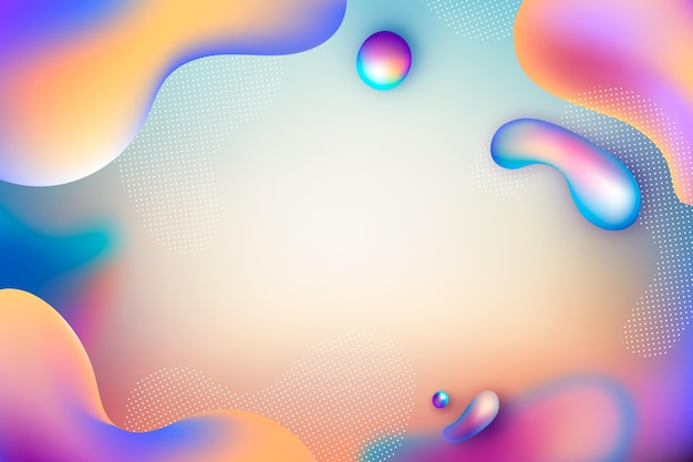 Бесплатное векторное изображение Градиент жидкости абстрактный фон