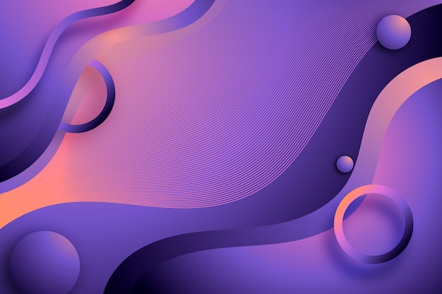 Бесплатное векторное изображение Градиент волнистый жидкий фон