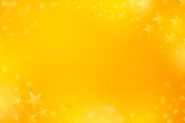 Gradient yellow star background