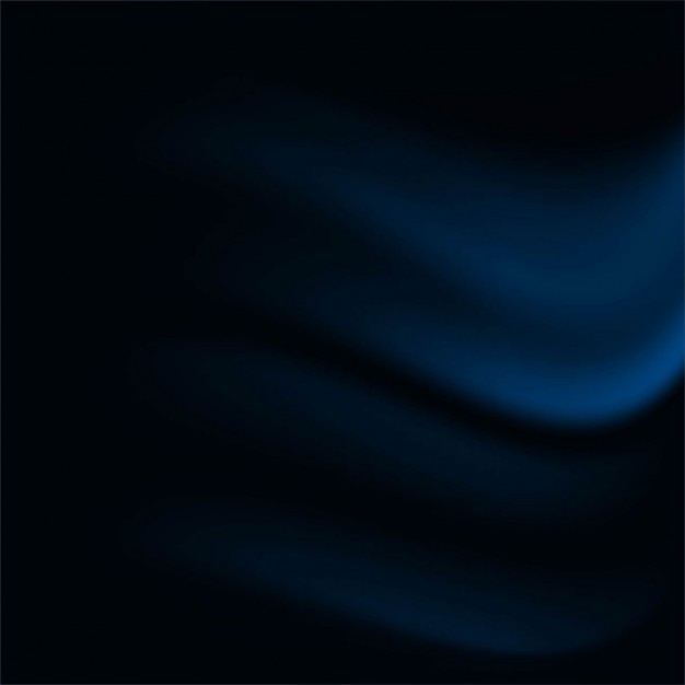 Free vector dark blue background with wavy shapes