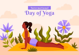 Yoga Day drawings