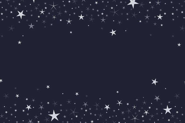 Free vector flat silver stars background
