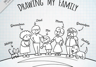 рисунок семьи