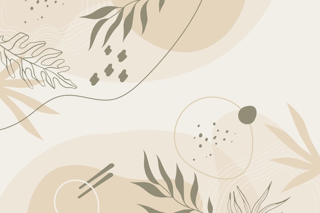 Free vector hand drawn soft earth tones background