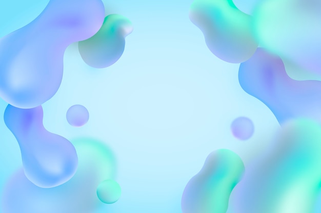Бесплатное векторное изображение Современная жидкость абстрактный фон