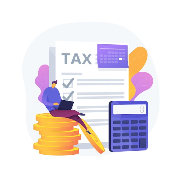 Free vector monthly expense planning. reminder for appointment. payment deadline, worker with timetable, organizer schedule. countdown to payday. vector isolated concept metaphor illustration.