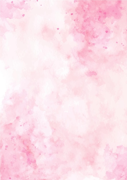 Free vector soft pink abstract background with watercolor