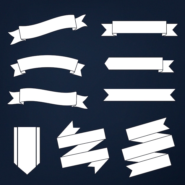 Free vector set of mixed banners